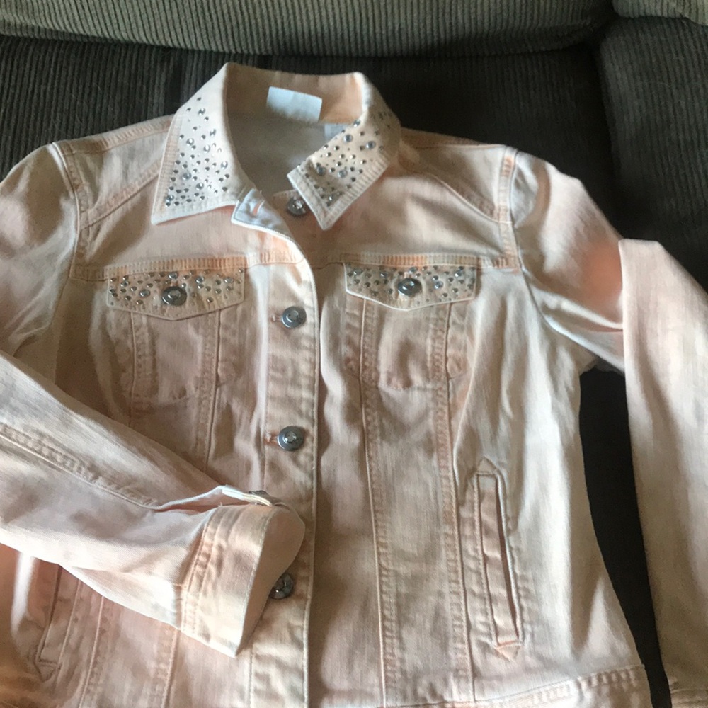 Chico’s Peach Denim jacket